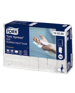 Essuie mains TORK interfoliés premium 2plis 34cm - 21x110 feuilles