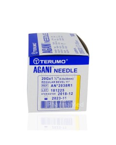 Aiguilles TERUMO Agani - 20G1½ (0,90x40mm) - 100pc