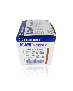Aiguilles TERUMO Agani - 26G½ (0,45x12mm) - 100pc
