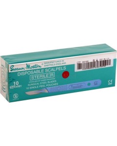 Bistouris complets Stérile S&M - N°10 - 10pc