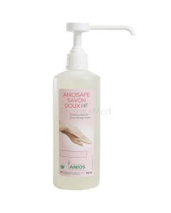 ANIOSAFE savon mains doux HF +pompe - 500ml