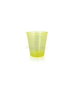 Godets hauts & étroits 30ml - Jaune - 60x80pc