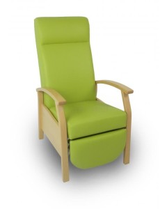 Fauteuil relax porto - Hetre massif - Vert