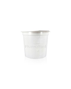 Crachoir plastique avec couvercle - 150ml - 1pc