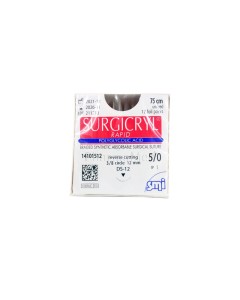 SURGICRYL Rapid 5/0 12mm 1.0 75cm - 12fils