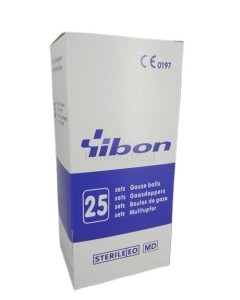 Set de tampons prune Stériles 30-35mm - 25x5pc
