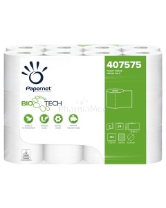 Papier toilette actif BIOTECH 180coupons 2plis - 1 rouleau