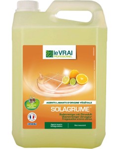 LE VRAI BIO MENAGE détergent SOLAGRUME ..(5L)