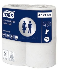Toiletpapier 200 2laags 200vel wit......(1rl)