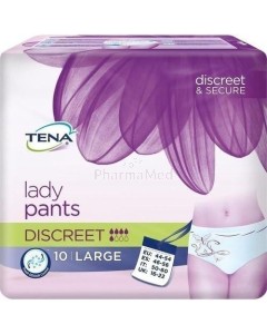 TENA LADY Pants Discreet Plus Large - 10pc
