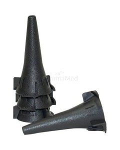 W.A. Spéculums auriculaires jetables noir/850 (25x34pc) - 4.25mm