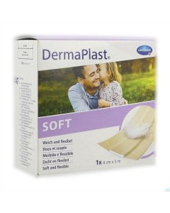 DERMAPLAST Soft - 5m x 4cm - 1 rouleau
