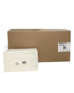 Serviette SNACK blanche 1plis 33x33cm - 8x500pc