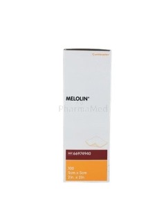 Compresses non adhérentes stériles MELOLIN - 5x5cm - 100x1pc
