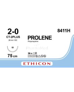 PROLENE 2/0 8411H CT-2 75cm Blauw - 36draden