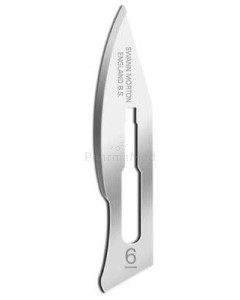 Lames bistouri Stérile S&M - N°6 - 100pc