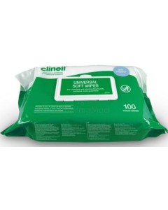 CLINELL lingettes désinfect. nettoy. (100pc)