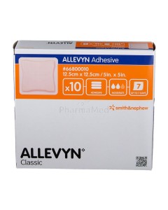 ALLEVYN ADHESIVE 12,5x12,5cm - 10pc