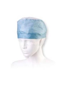 POLA Calot chir. bleu avec élastique - 6x100pcs