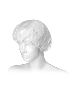 Charlottes médical clip ZARYS blanches  - 100pc