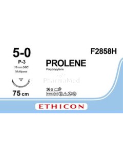 PROLENE 5/0 F2858 P3 75cm 13mm- 36fils
