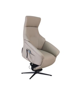 Fauteuil releveur NEST 3 moteurs - Cuir macchiato+ PU