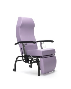Fauteuil géria NORMANDIE 4 roues - Lavande