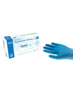 Gant Nitrom ROMED bleu non poudré - L - 100pc