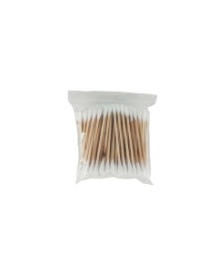 Coton tige P.M. bois - 2 bouts ouatés - 100pc -