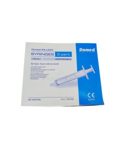 Seringues ROMED 5ml - 100 pièces