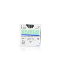 DACLON 2/0 metric 3 3/8 24mm 75cm - 12fils
