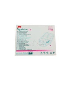 TEGADERM IV 1633 7cmx8,5cm pans film pour cath - 100pc