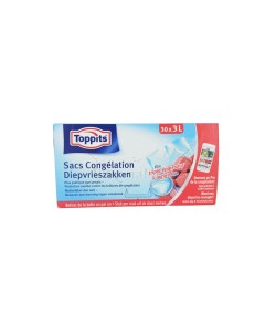 Sacs de congelation 3L - 25x32cm - 30 pièces