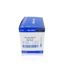 Aiguilles KDM - 22G2 (0,70x50mm) - 100pc
