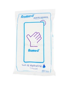 Gant de toilette Jetable Humide ROMED - 8pc