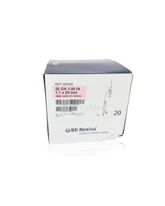 BD Cath. fermé double port 20G (1,1x25mm)/20p