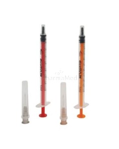 Seringue insuline DicoSulin 1ml (0.40x13mm) (40 I.U/ml) - 100pc