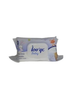 LOV'YC lingette bébé crème sensitive - 120pc