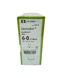 DERMALON 6/0 C 1 45cm Bleu - 36fils