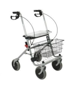 Rollator CRISTALLO 4 roues pliable + panier