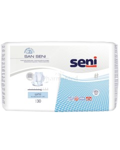 Couche anatomique SAN SENI - Uni - 30pc