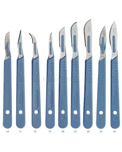 Bistouris complets Stérile S&M - N°21 - 10pc