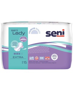 SENI LADY Protection anatomique - Extra 4g - 15pc
