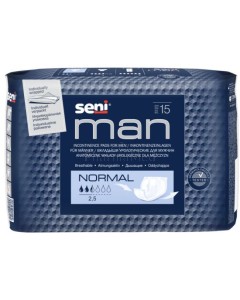 SENI MAN Protection Homme - Normal 2.5g - 15pc