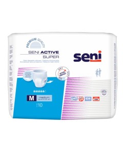 SENI ACTIVE Super Pants Large - 10pc