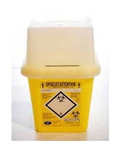 Collecteur d'aiguilles 4L SharpSafe couvercle avec clapet - 1pc
