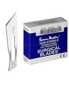 Lames bistouri Non stérile S&M - N°25 - 100pc