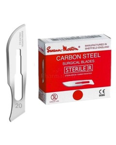 Lames bistouri Stérile S&M - N°20 - 100pc