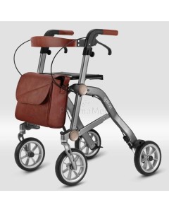 Rollator MOBIO TRIVE Gris 4 roues pliable