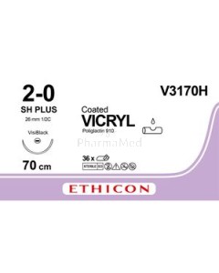 VICRYL 2/0 V3170H JB 70cm - 36fils